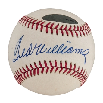 Ted Williams Single Signed Baseball (PSA/DNA)